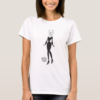 T-shirt Positivity Girl™ BW Ladies' Fitting LS Tee