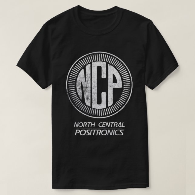 T-shirt Positronique du Centre-Nord (logo blanc) Essentiel (Design devant)
