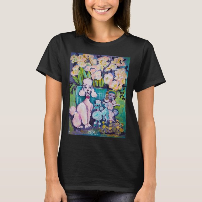 T-shirt Posse de caniche (Devant)