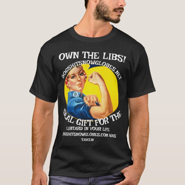 T-SHIRT POSSÉDEZ LES LIBS DOGSHITSNOWGLOBES POINT NET (Devant)