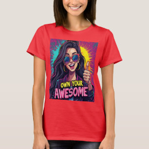 T-shirt Possédez Votre Génialité Inspiration Gras & Pers