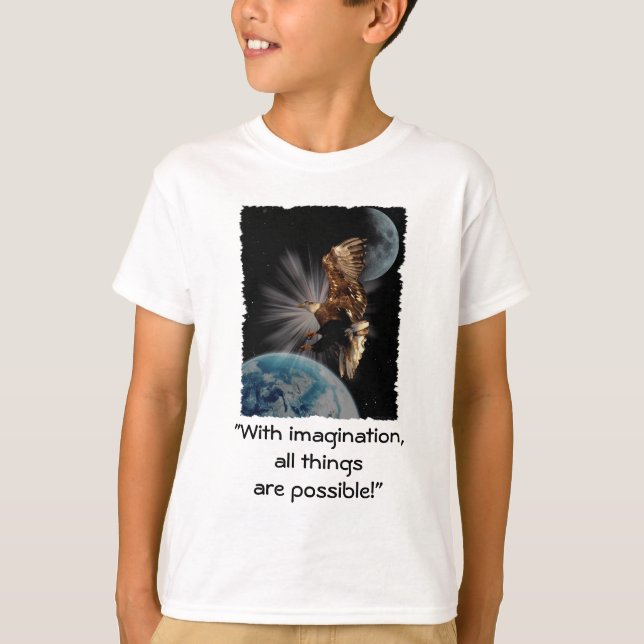 T-shirt "POSSIBILITÉS" Cadeaux Motivationnels d'aigle à tê (Devant)