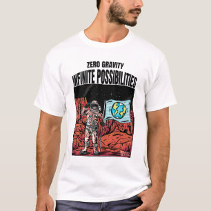T-shirt Possibilités infinies Hommes Blanc