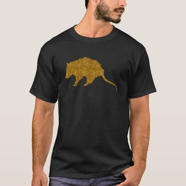 T-shirt Possum Cadeau Pour Femmes Fille Marsupial Gamba Op (Devant)