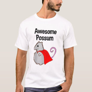 T-shirt Possum Génial Drôle, Mignon. Amateur d'Animaux