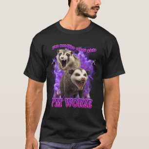 T-shirt Possum Je ne suis pas comme les autres filles Je s