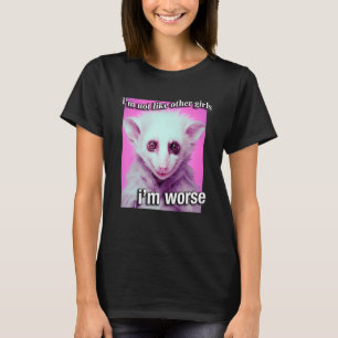 T-shirt Possum Opossum Iu2019m pas comme les autres filles