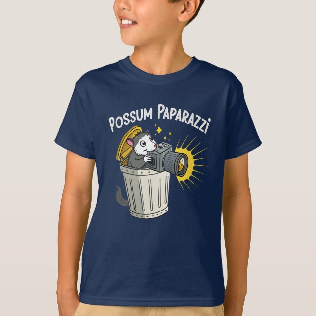 T-shirt Possum Paparazzi : Drôle Night Crawler Tee (Devant)