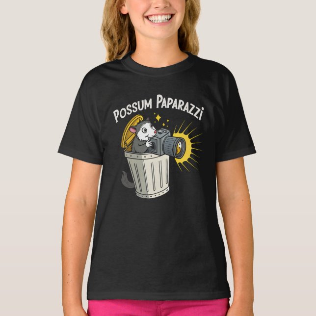 T-shirt Possum Paparazzi : Drôle Night Crawler Tee (Devant)