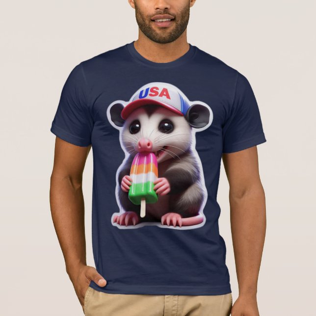 T-SHIRT POSSUME MANGER POPSICLE 3 (Devant)