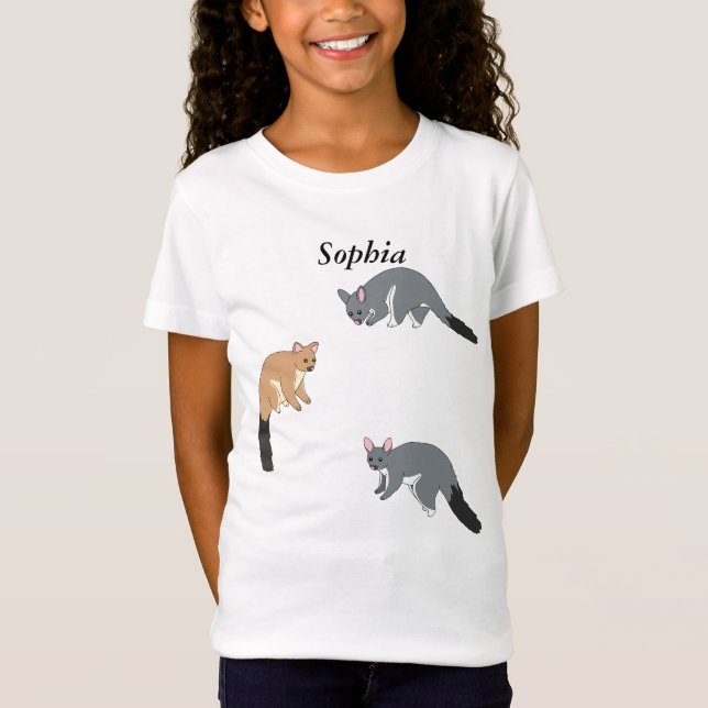 T-Shirt Possums à queue touffue (Devant)