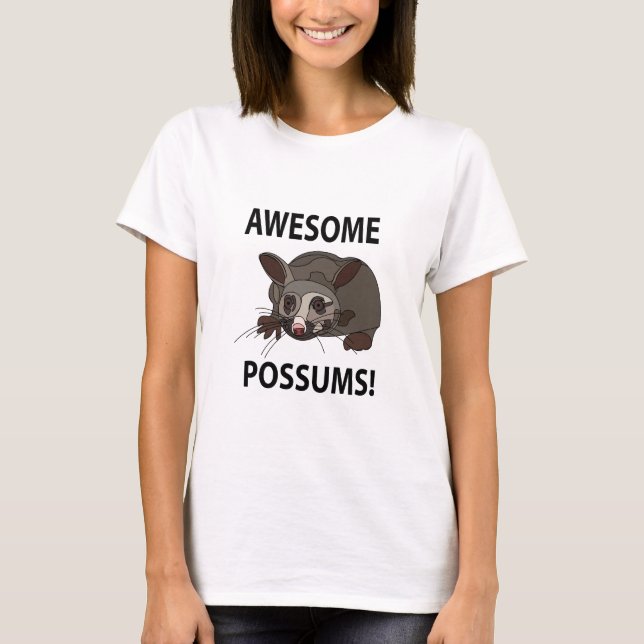 T-shirt Possums Incroyables Possums Drôles (Devant)