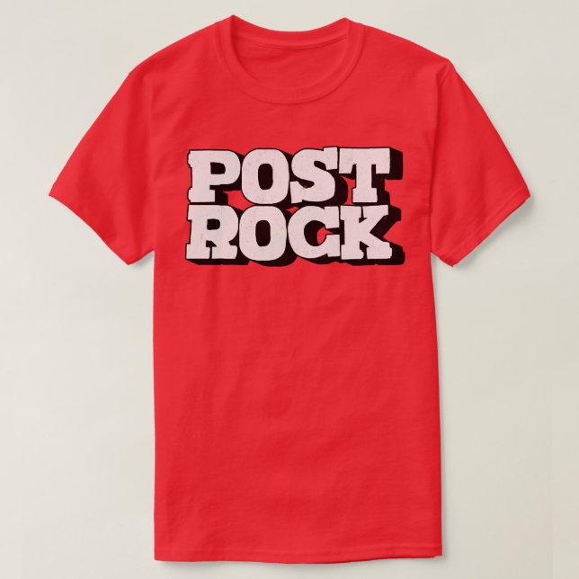 T-shirt Post Rock (Design devant)