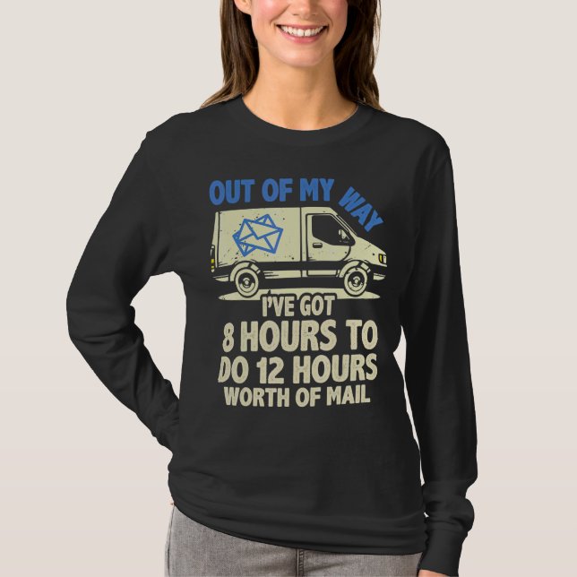 T-shirt Postal Delivery Driver & US Postal Worker (Devant)