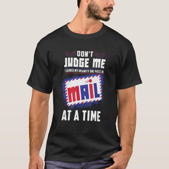 T-shirt Postal Worker Postman Mailman (Devant)