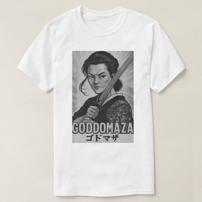 T-SHIRT POSTE BW GODDOMAZA SAMURAI (Design devant)