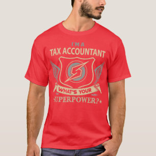 T-shirt Poste cadeau de la superpuissance comptable fiscal