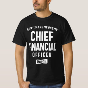 T-shirt Poste de chef des services financiers