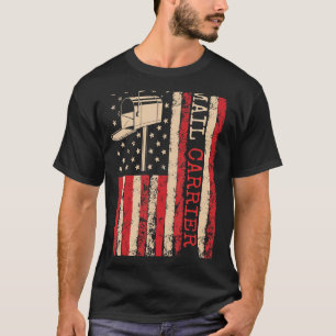 T-shirt Poste de messagerie du transporteur postal patriot
