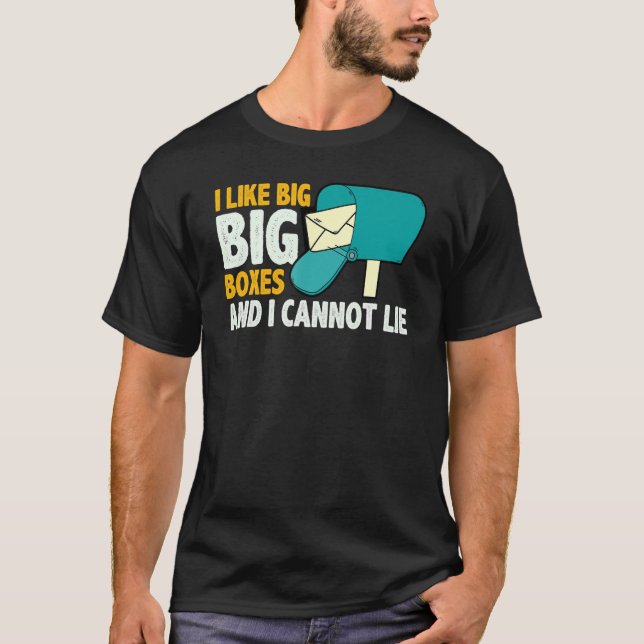 T-shirt Poste Employé de poste retraité Mailman Postman (Devant)