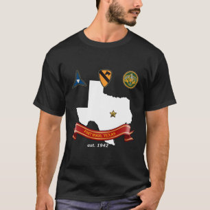 T-shirt Poste Militaire De La Base Militaire De Fort Hood