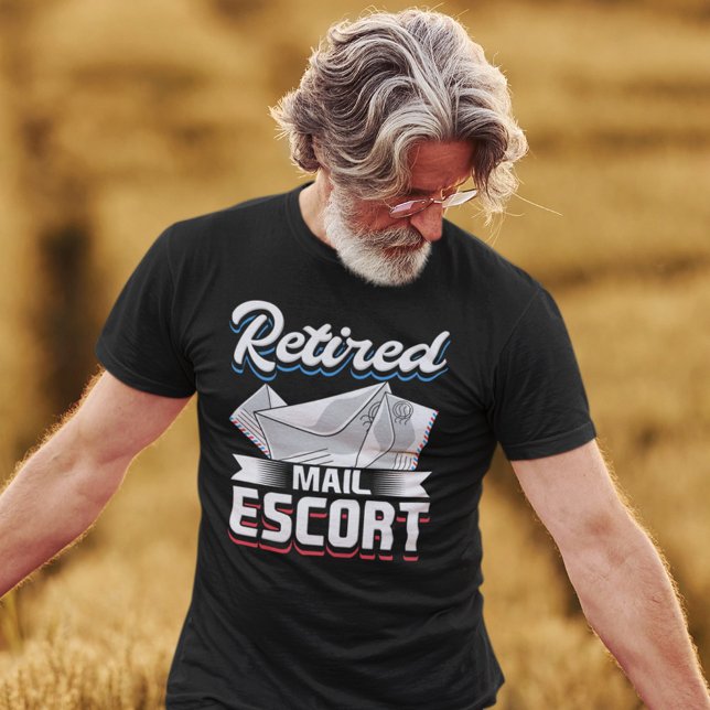 T-shirt Poste Travailleur Retraite Funny Retraité Mailman (Retired Postal Worker Mens T-Shirt)