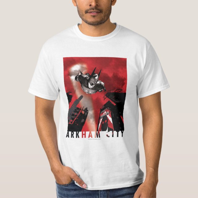 T-shirt Poster AC - Batman volant (Devant)