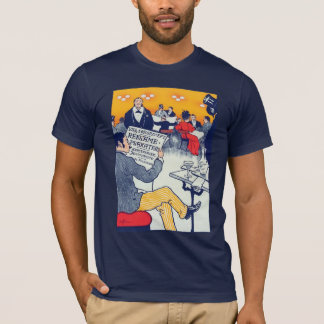 T-shirt Pøster ad navy