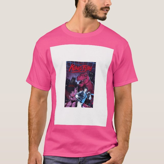 T-shirt Poster alternatif (Kung Fury) (Devant)