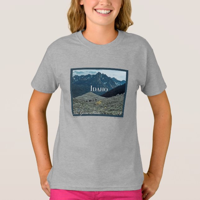 T-shirt Poster Art Idaho (Devant)