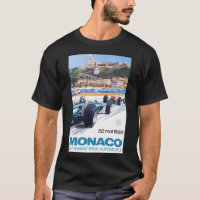 Poster Classic T-Shi du Grand Prix MONACO 1966