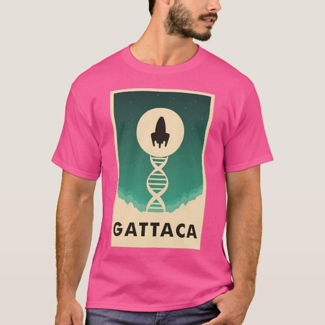 T-shirt Poster classique Gattaca (Devant)