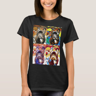 T-shirt Poster collé de la collection de livres de Chien-C