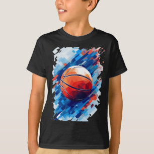 T-shirt Poster d'art de basket-ball Graphique 1