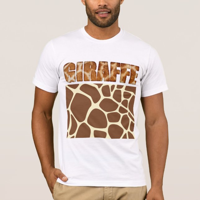 T-shirt Poster de animal de girafe Express® (Devant)