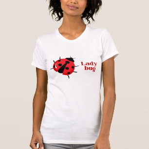 T-shirt Poster de animal de Ladybug mignon