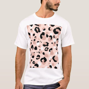 T-shirt Poster de animal Léopard Abstrait moderne