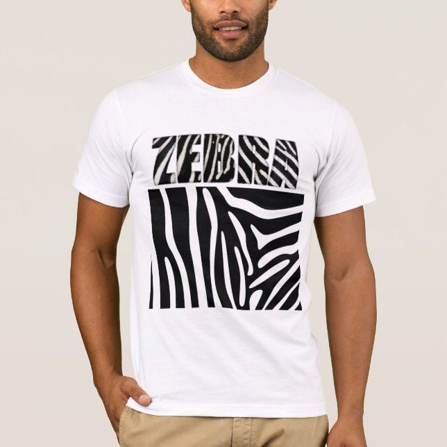 T-shirt Poster de animal Zebra Express® (Devant)