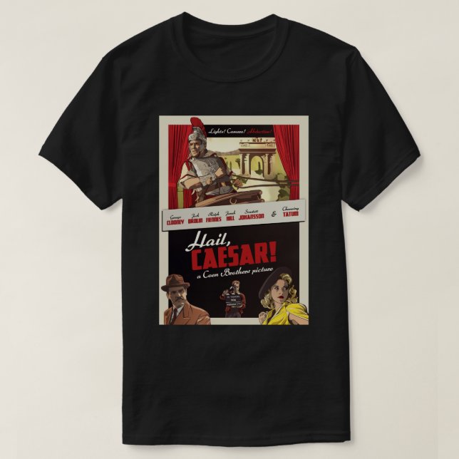 T-shirt Poster de César de la grêle (Design devant)