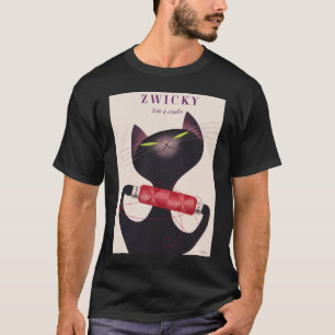 T-shirt Poster de chats Zwicky par Donald Brun