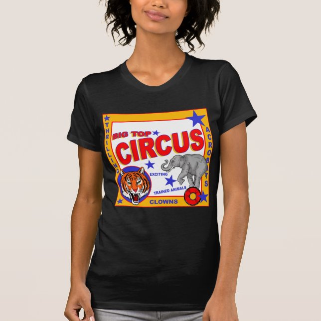 T-shirt Poster de cirque vintage (Devant)
