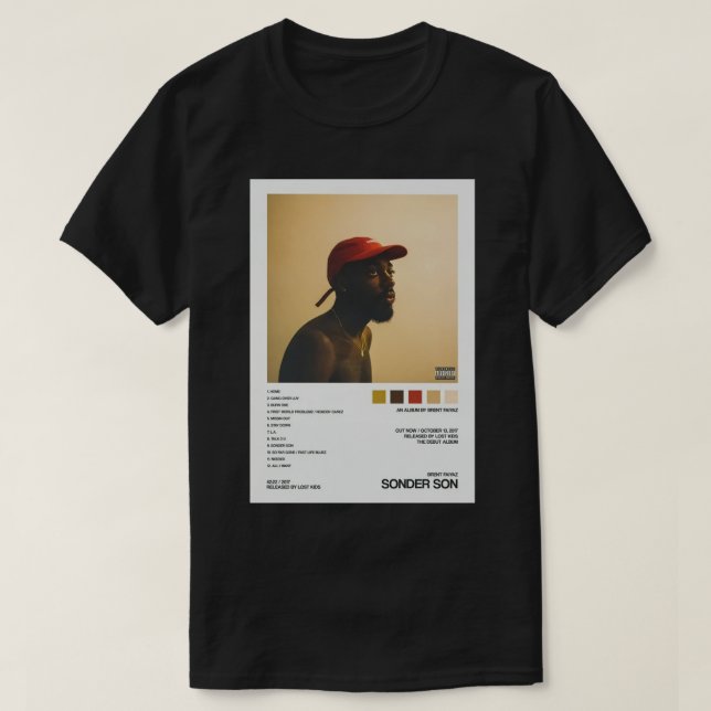 T-shirt Poster de couverture de l'album Sonder Son (Design devant)