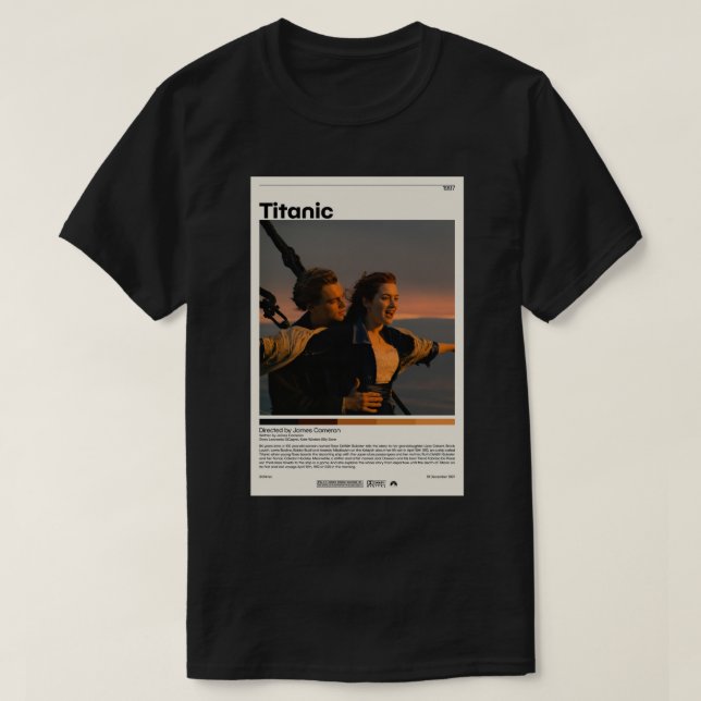 T-shirt Poster de film Titanic Poster d'impression