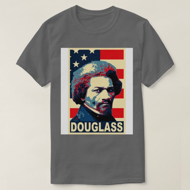 T-shirt Poster de Frederick Douglass America (Design devant)
