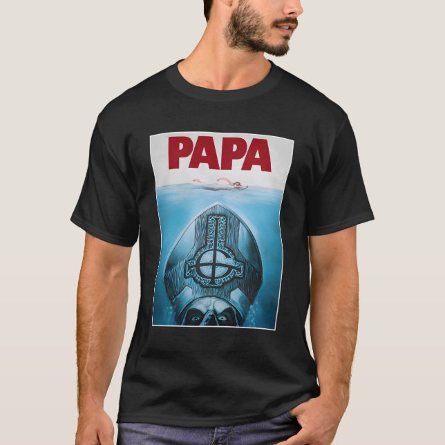 T-shirt Poster de Ghost Â€"Papa (Devant)