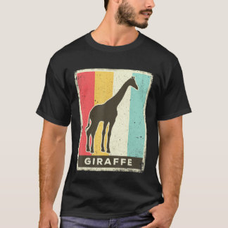 T-shirt Poster de girafe animal