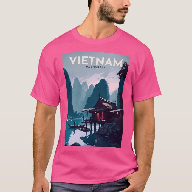 T-shirt Poster de Ha Long Bay Vietnam (Devant)