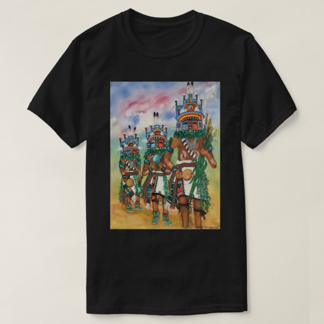 T-shirt Poster de Hopi Hemis Kachinas (Design devant)