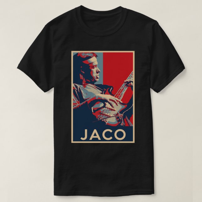 T-shirt Poster de Jaco Pastorius Hope - Tailles de Jazz Mu (Design devant)