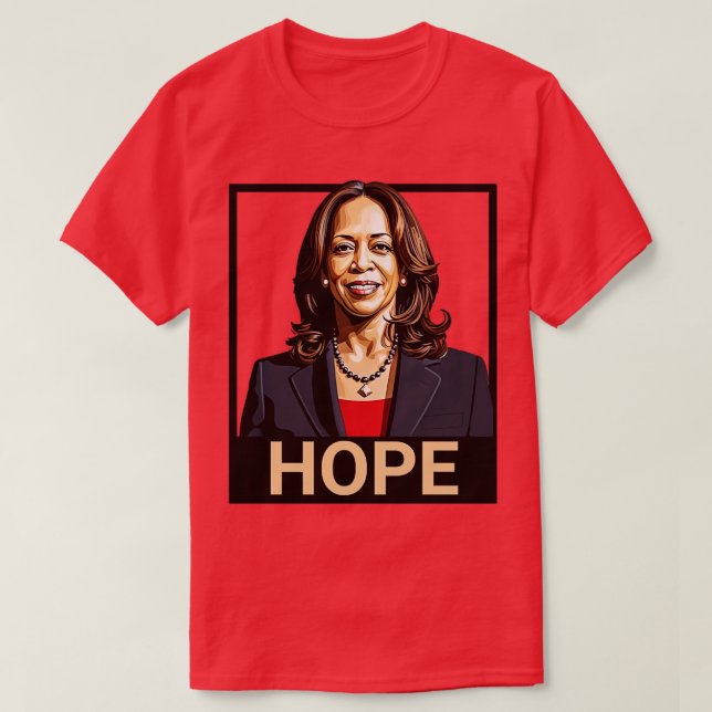 T-shirt Poster de Kamala Hope (Design devant)